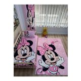 EVSEHOMES Mini Çocuk Odası Takım (fon Perde- Yatak Örtüsü Ve Yastık - Halı 160x230 )
