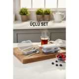 EVSTYLE ÇOK AMAŞLI MİNİ SAKLAMA KUTUSU- ÜÇLÜ SET ( ÇAY KAŞIĞI - BUJİTERİ - KIRTASİYE )