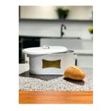 EVSTYLE METAL EKMEKLİK K 12 LT EN:33 BOY:20 YÜK:24 cm - PLAKALI