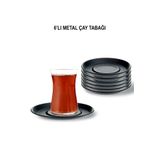 EVSTYLE ROMANTİK ÇAY TABAĞI - 6 lı set