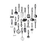 Evsun Home Collection 20 Parça Mutfak Servis Seti Mutfak El Aletleri by kitchenmate Çeyiz Paketi