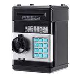 EVTHSU ATM Makinesi Erkek ve Kız Çocuklar için Kumbara, Dijital Elektronik Şifre Gerçek Para Tasarrufu Bankaları, Çocuklar İçin Yaş 3 4 5 6 7 8 9 10 11 12 Yaşında, Nakit Para Tasarrufu için Oyuncak