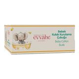 Evvahe Doğal Bebek Kulak Kurulama Çubuğu 60 Adet