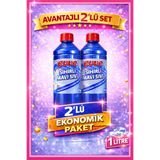 Evve Sihirli Mavi Sıvı – X2 1 Litre | Duşakabin, Kireç ve Derz Temizleyici | Çok Amaçlı Güçlü Temizlik