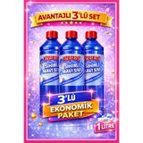 evve Sihirli Mavi Sıvı – x3 1 Litre | Duşakabin, Kireç ve Derz Temizleyici | Fayans Temizleyici