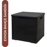 Evvon Plastik Depolama Bahçe Sandığı Çok Amaçlı Bahçe Mobilyası