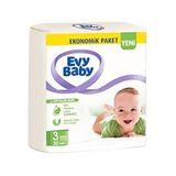Evy Baby No:3 Midi 30 Adet Bebek Bezi