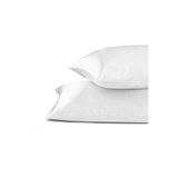 EVYA Beyaz Ipek Saten Yastık Kılıfı 2’li 50x70 Cm Terletmez Kokusuz Kıvırcık Saçlara Uygun Cilt Dostu