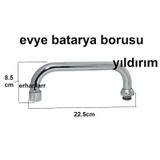 Evye Batarya Borusu Duvardan Mutfak Bataryası için Uzun