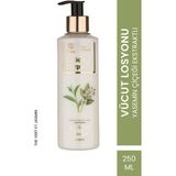 Evylaure Jasmin Vücut Losyonu | Yasemin ve Yeşil Çay Ekstraktlı | Parabensiz Nemlendirici | 250 ml