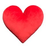 EvZ Emoji Kalp İfade Yastık Doldurulmuş Peluş Yumuşak Yastık, Resmi Sertifikalı, 32 cm Kırmızı