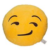 Evz Emoji Smiley"surat ifadeleri yastık yumuşak doldurulmuş pelüş yastık 1, Cheesesmile, 32cm
