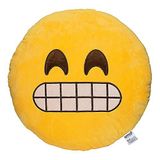 Evz Emoji Smiley"surat ifadeleri yastık yumuşak doldurulmuş pelüş yastık 1, Smirking, 32cm