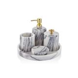 EVZA MERMER BANYO SETİ LOTUS LEYLAK