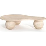 Evza Mermer Traverten Oval Masa 100*200*80 cm