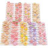 Ewanda store 60 adet sevimli bebek elastik saç bağları lastik bant saç halat saç aksesuarları bebekler bebekler için bebek kız bebekler çocuklar çocuk