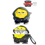 Ewec Pro 2. Nesil Uyumlu Hoodie Tasarım Sünger Bob Figürlü Sevimli Kopçalı Koruyucu Kulaklık Kılıfı