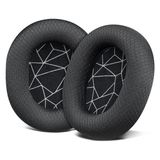 EWEC SteelSeries Arctis 1/3/5/7/7+/7P/7PPlus/7X/7X+/9/9X/PRO/Prime ile Uyumlu File Kumaş Kulaklık Pedi - Nefes Alan, Ses Yalıtımlı Hafızalı Köpük (Memory Foam) Kulaklık Süngeri (File Kumaş - Siyah)