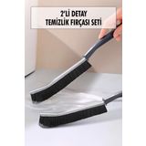 EWS 2 Li Çok Amaçlı Temizlik Fırçası & Derz Fırçası & Mutfak Banyo Temizlik Fırçası