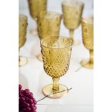 EWs Akrilik Amber Tekli Kadeh & Su Meşrubat Kahve Yanı Bardağı 450 ml ( Cam Değildir )
