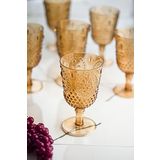 ews Akrilik Bal Tekli Kadeh & Su Meşrubat Kahve Yanı Bardağı 450 ml (Cam Değildir)