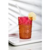 EWS Akrilik Kırmızı Tekli Kısa Bardak & Su Meşrubat Kahve Yanı Bardağı 400 ml ( Cam Değildir )