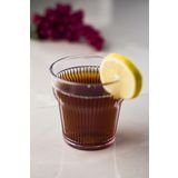 EWS Akrilik Şeffaf 6'lı Kısa Bardak & Su Meşrubat Kahve Yanı Bardağı 300 ml ( Cam Değildir )