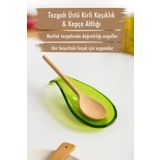 EWs Akrilik Yeşil Tezgah Üstü Kirli Kaşıklık & Kepçe Altlığı