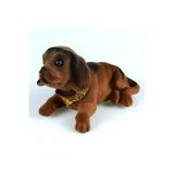 EWs Kahverengi Kafa Sallayan Köpek Araç Içi Aksesuar 17x9x7 Cm