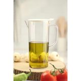 EW's Kitchenware Akrilik Ölçekli Şeffaf 1 Lt Yağlık & Yağdanlık & Ölçü Kabı ( Cam Değildir )