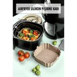 EW's Kitchenware Bütün Airfryer'lere Uyumlu Vizon Silikon Pişirme Kabı