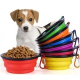 EW's Kitchenware Portatif Mama Kabı Katlanabilir Evcil Hayvan Su Kabı