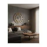 Ex Machine Industry Metal Altın Duvar Saati Modern Büyük Dekor Minimalist Duvar Saati Endüstriyel Sanat Hediye/hediyeler