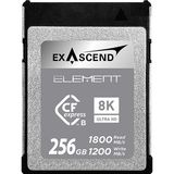 Exascend 256GB Element Series CFexpress Type B Hafıza Kartı 1800 MB/s Okuma 1200 MB/s Yazma Hızı
