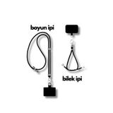 excarpin Tüm Telefon Modellerine Uyumlu Ayarlanabilir Kaliteli Boyun ve Bilek Askı İpi İkili Takım