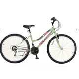 Excel 24 Jant 21 Vites Lady Pabuç Fren Kadın Bisikleti (140 Cm Üstü Boy)Mint Yeşili Renk