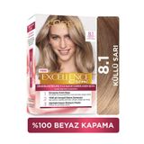 Excellence L'oréal Paris Creme Saç Boyası - 8.1 Küllü Koyu Sarı 1 Adet