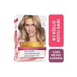 Excellence Marka: Creme Saç Boyası Küllü Koyu Sarı 8-1 Kategori: Saç Boyası