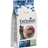 Exclusion Düşük Tahıllı Monoprotein +7 Yaş için Kısırlaştırılmış Kedi Maması 1,5 kg Süper Premium Az Tahıllı