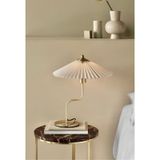 Exclusive Collection Krem Şapka Tasarım Umbrella Abajur Eskitme Gold Sarı Gold