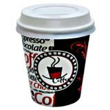 Excodi Cup - [ AYGÜN CUP ] 8 oz Kapaklı Karton Bardak - 250 ml - 100 Adet Kaliteli Otomat Bardağı , Sızdırmaz , El Yakmaz ( KIRMIZI )