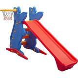 Exectus Figürlü Basket Potalı Çocuk Kaydırak - Oyun Parkları - Anaokulu, Kreş - Mavi