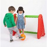 Exectus Geniş Minyatür Futbol Kalesi 110 cm Su Bidonlu Iç ve Dış Mekan Spor Seti - Kırmızı