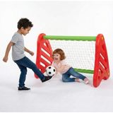 Exectus Minyatür Futbol Kalesi Su ve Kum Bidonlu Çocuk Bahçe Kreş Tipi Spor Seti - Kırmızı