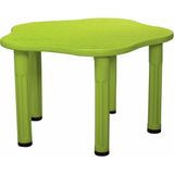 Exectus Papatya Şekilli Çocuk Masası – Anaokulu ve Kreş Için Renkli, Dayanıklı ve Eğlenceli Aktivite Masası - Yeşil