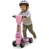 Exectus Yön Verilebilen Dengeli Çocuk Scooter Güvenli Başlangıç Modeli 3+ Yaş - Pembe - Lila - 4 Tekerlek