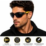 Exeline 157-COL Spor Seri Polarize Erkek Güneş GÖZLÜĞÜ-POLARIZE-UV400-YANSIMA Giderici Ultra Hafif 63-Ekartman - Sarı
