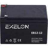Exelon 12V 12AH Akü 12 Volt 12 Amper Kuru Akü 12V 12AH Akü Ups Aküsü Kesintisiz Güç Kaynağı Aküsü 12V 12AH 20HR 12 Amper 12 Volt Kuru Tip Bakımsız Akü Bakım Gererktirmeyen Akü 12 Volt 12 Amper Akü