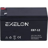 Exelon 12V 7AH Agm Kuru Tip Akü 2025 Üretim