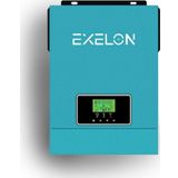 Exelon 24 V Volt 3000 W Watt 3 Kw Mppt Tam Sinus Akıllı İnverter 220 Volt Çevirici İnvertör